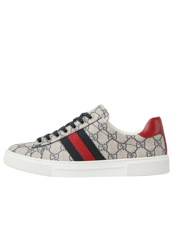 Кроссовки ace canvas 'beige monogram' Gucci — изображение 1 из 4, бежевый
