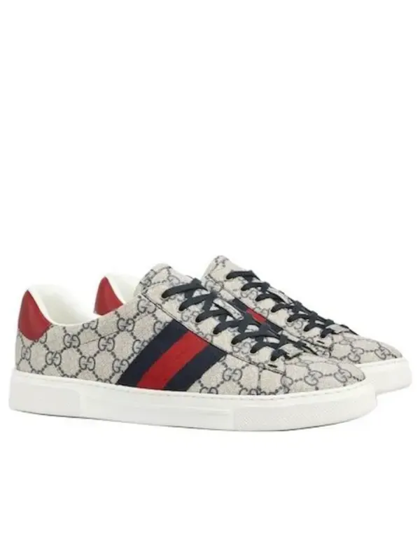Кроссовки ace web Gucci — изображение 1 из 3, бежевый
