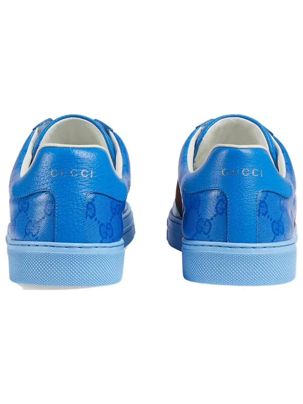 Кроссовки ace gg crystal canvas 'blue' Gucci — изображение 4 из 4, синий