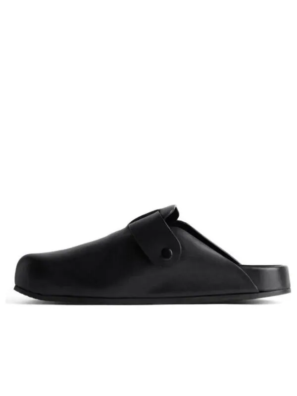 Тапочки sunday mules 'black matte calfskin' Balenciaga — изображение 1 из 4, черный