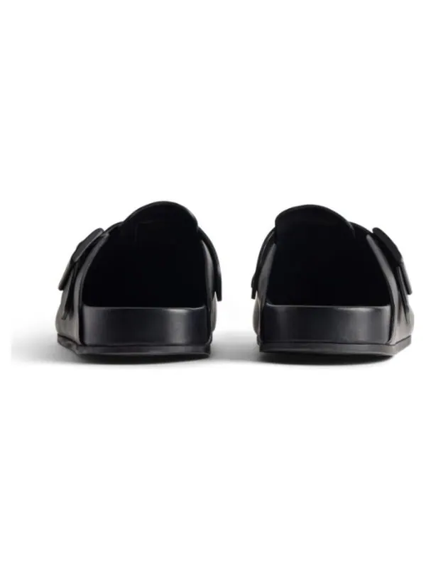 Тапочки sunday mules 'black matte calfskin' Balenciaga — изображение 4 из 4, черный