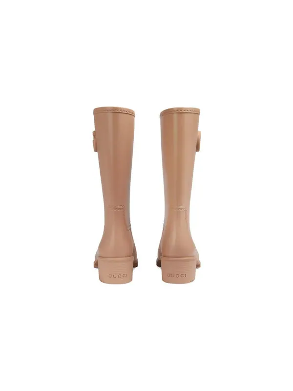 Кроссовки double g rain boot 'light brown rubber' Gucci — изображение 4 из 4, бежевый