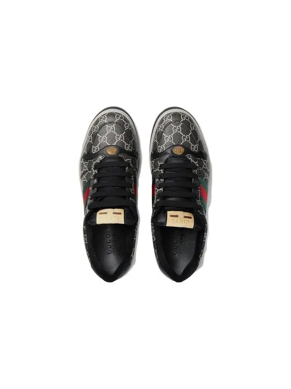 Кроссовки screener sneaker gg supreme canvas 'black grey' Gucci — изображение 3 из 4