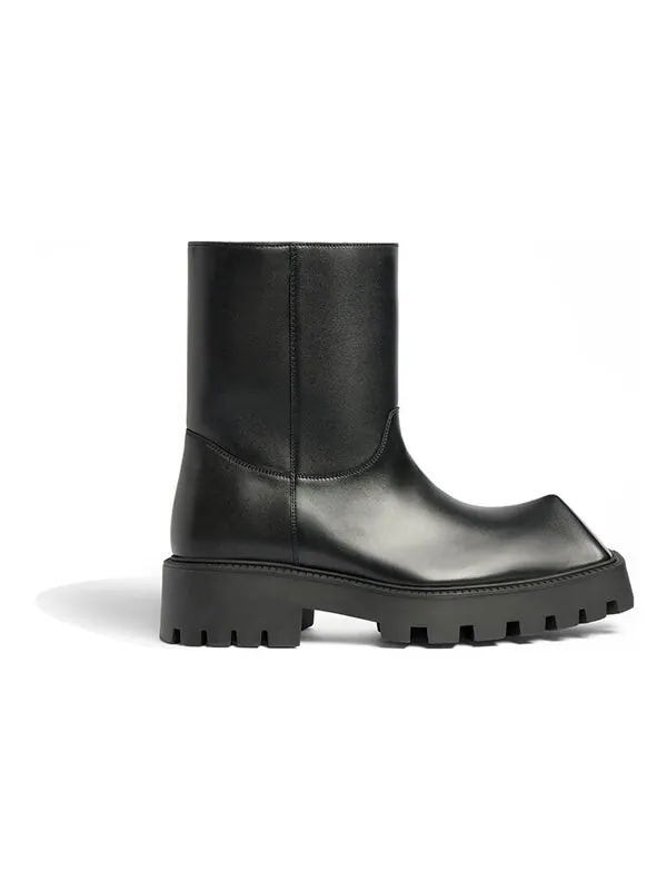 Кроссовки rhino booties 'black smooth calfskin' Balenciaga — изображение 2 из 4, черный