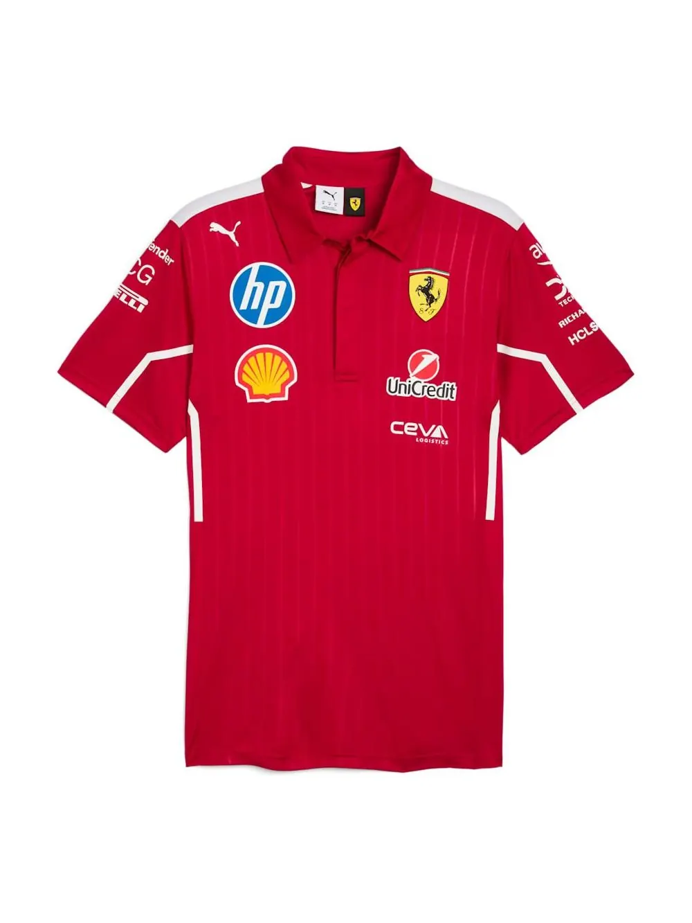 Puma Scuderia Ferrari HP 2025 Team Polo 'Red' — изображение 1 из 2, красный