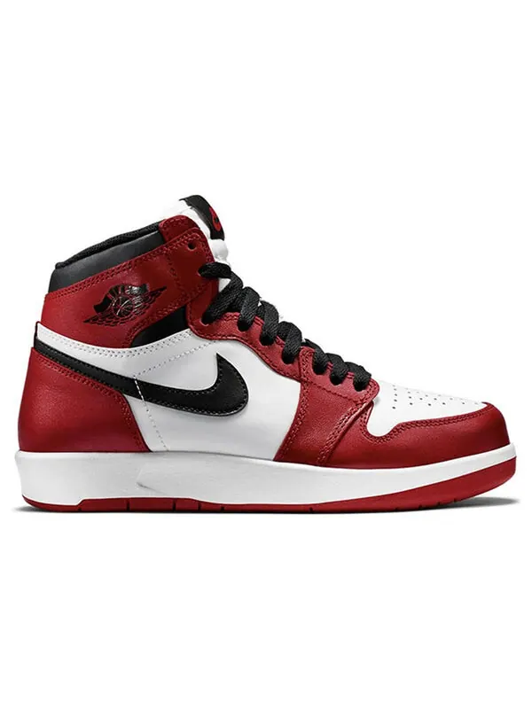 Кроссовки 1 высокие Air Jordan — изображение 2 из 3, красный