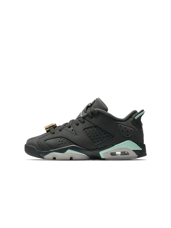 Кроссовки 6 retro low 'mint foam' Air Jordan — изображение 3 из 4, металлик золотистый