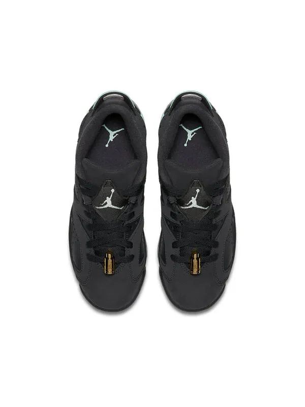 Кроссовки 6 retro low 'mint foam' Air Jordan — изображение 4 из 4, металлик золотистый