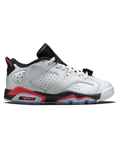 Кроссовки 6 ретро низкие Air Jordan — изображение 2 из 4, белый/-черный