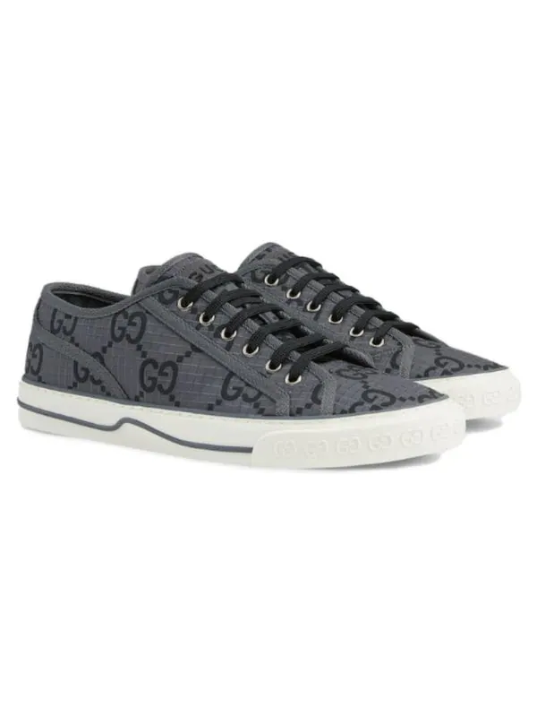 Кроссовки tennis 1977 'gg monogram grey black' Gucci — изображение 3 из 4, темный серый/черный