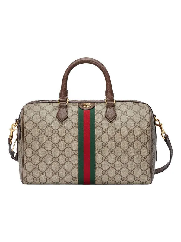 Кроссовки ophidia gg medium top handle bag 'beige ebony' Gucci — изображение 1 из 1, бежевый