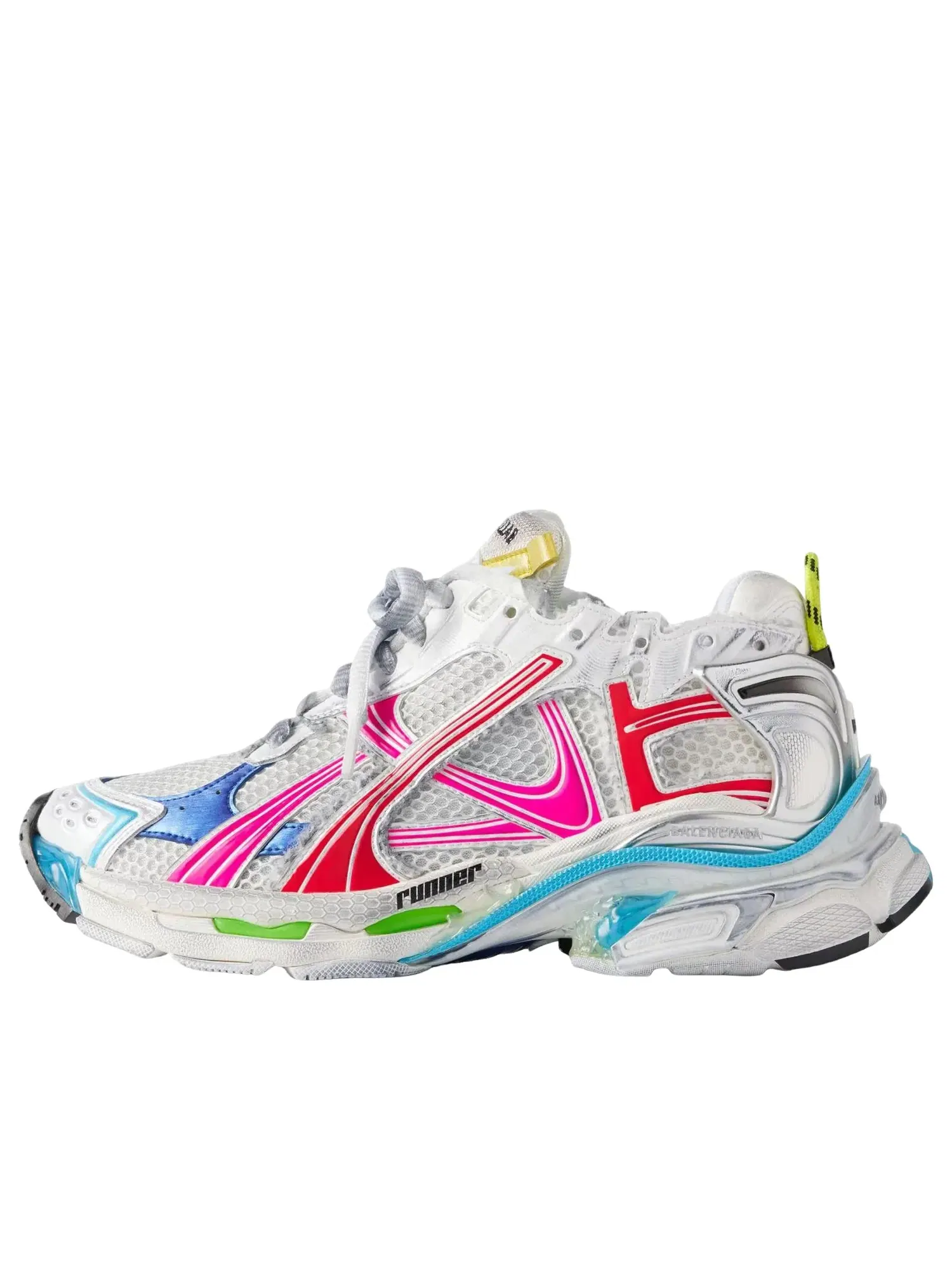 Женские кроссовки для бега с принтом Balenciaga Runner Sneaker 'Multicolored' — изображение 1 из 5, мульти