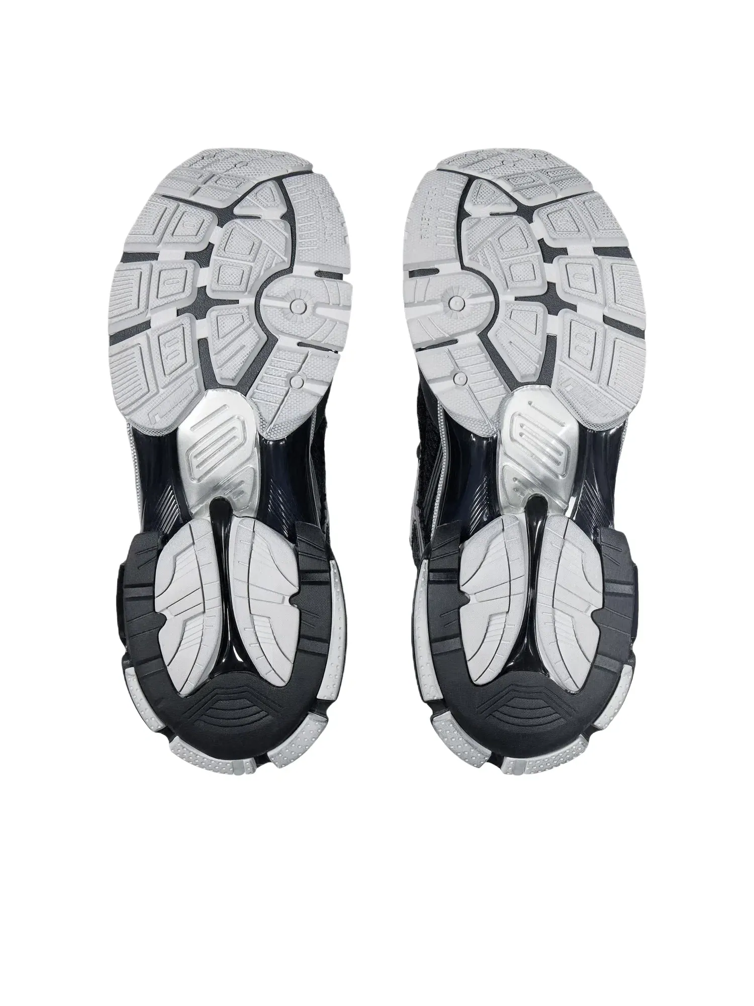 Женские кроссовки для бега с закрытой шнуровкой Balenciaga Runner Black Silver — изображение 7 из 7, мульти