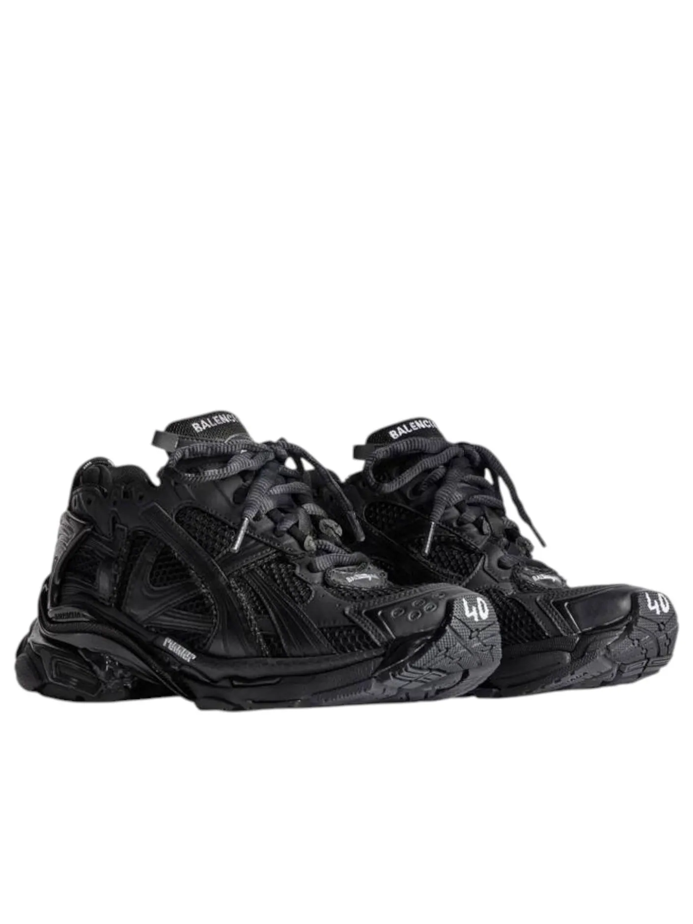 Кроссовки Balenciaga Runner 'Matte Black' — изображение 2 из 7, черный