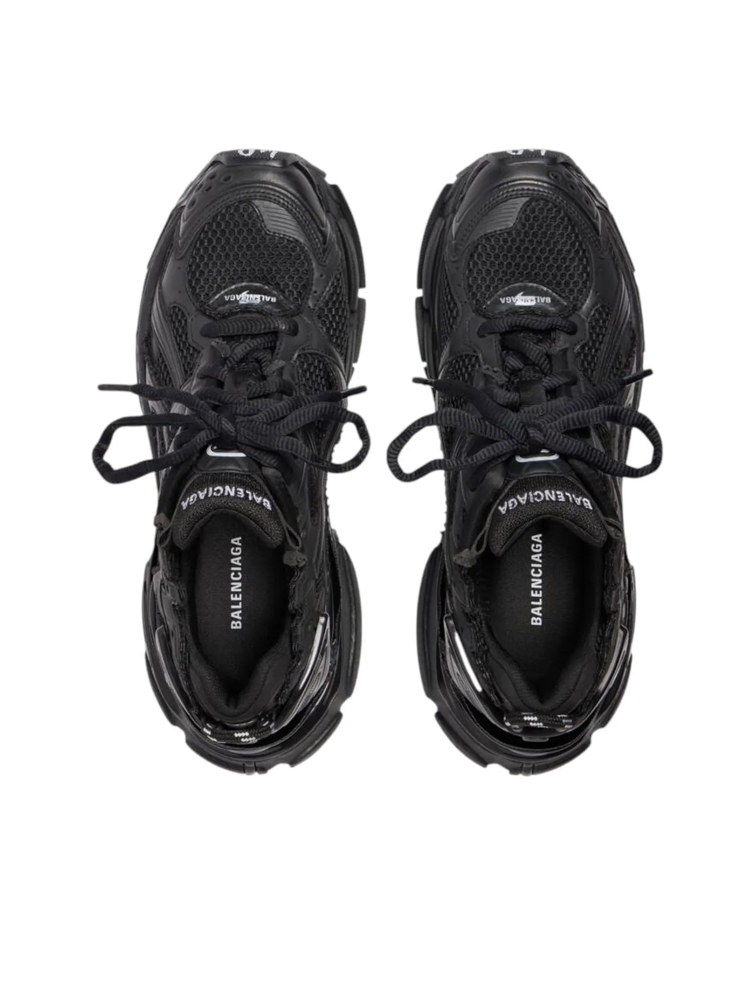 Кроссовки Balenciaga Runner 'Matte Black' — изображение 3 из 7, черный