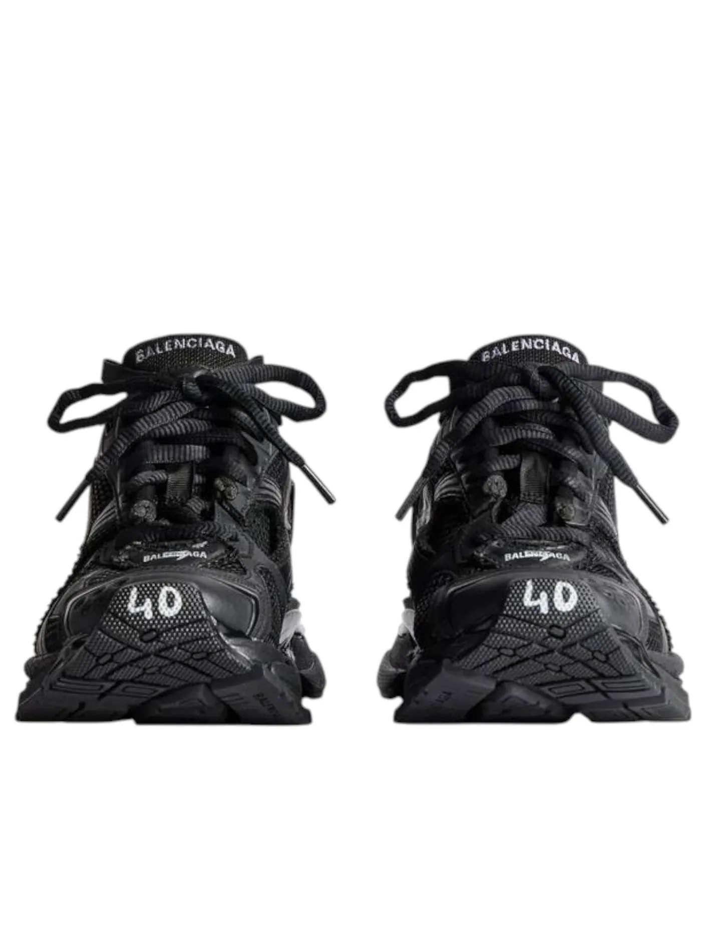 Кроссовки Balenciaga Runner 'Matte Black' — изображение 6 из 7, черный