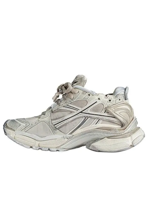 Кроссовки runner sneakers 'beige nylon suede-like fabric' Balenciaga — изображение 1 из 4, бежевый