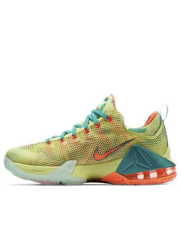 Кроссовки lebron 12 низкие Nike — изображение 1 из 4, желтый/зеленый