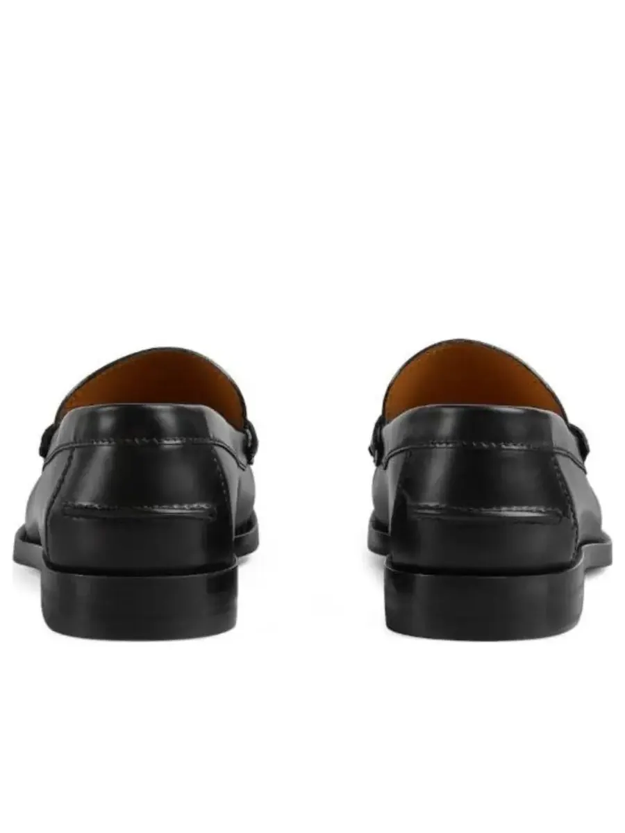 Кроссовки Gucci Horsebit Loafer 'Black' — изображение 4 из 5, черный