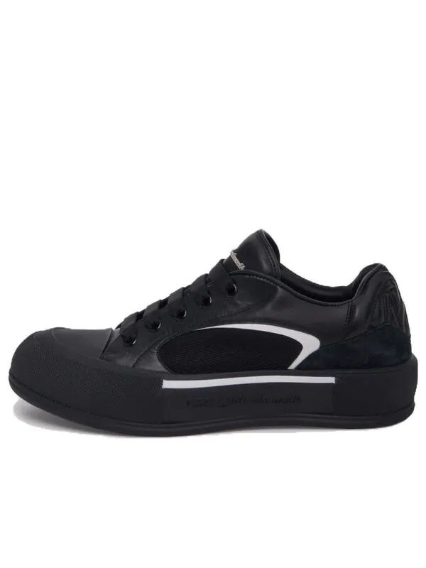 Кроссовки skate deck plimsoll shoes 'black white' Alexander Mcqueen — изображение 1 из 4, черный/белый
