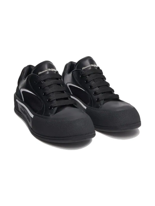 Кроссовки skate deck plimsoll shoes 'black white' Alexander Mcqueen — изображение 2 из 4, черный/белый