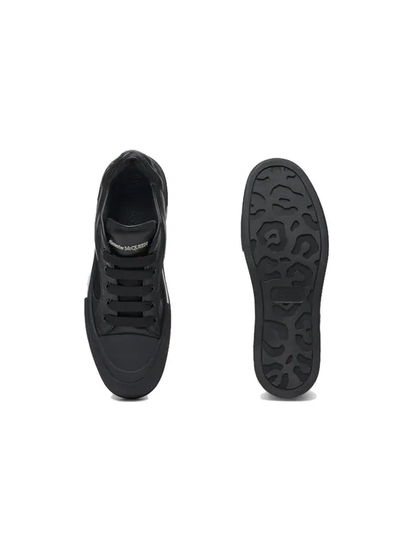 Кроссовки skate deck plimsoll shoes 'black white' Alexander Mcqueen — изображение 4 из 4, черный/белый