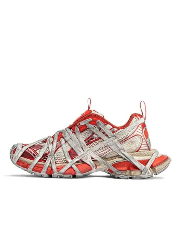 Кроссовки 3xl extreme lace sneakers 'orange beige mesh and polyurethane' Balenciaga — изображение 1 из 4