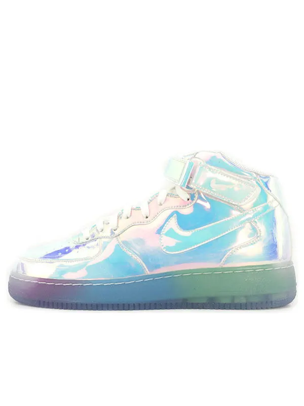 Кроссовки air force 1 mid переливающиеся Nike — изображение 1 из 3, синий/фиолетовый