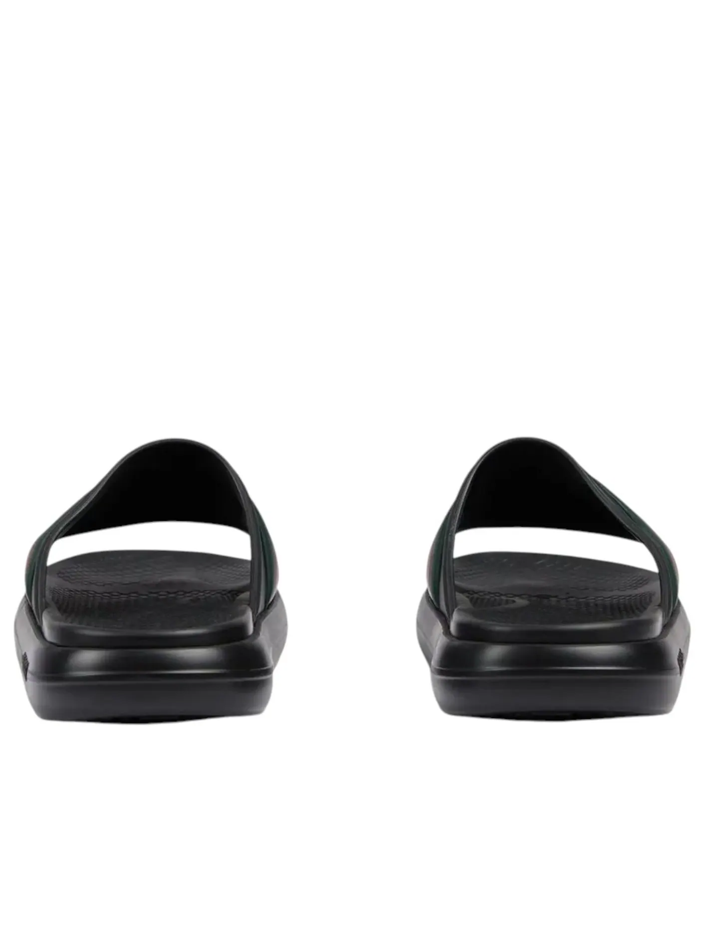 Сандалии Gucci Web Slide Sandal 'Black Green Red' — изображение 4 из 5, черный/зеленый/красный