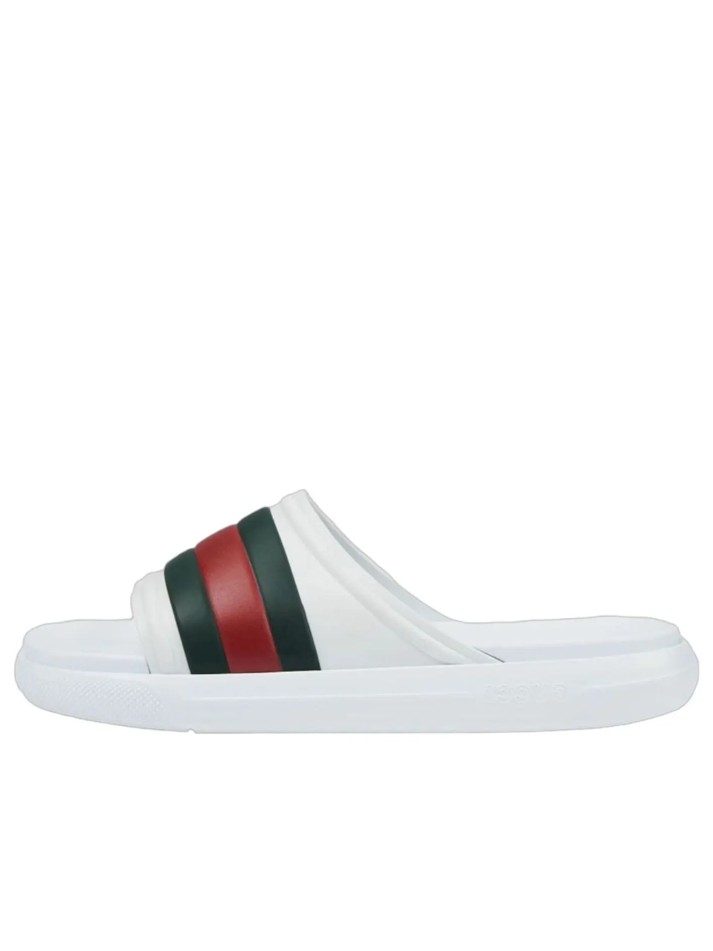 Сандалии Gucci Web Slide Sandal 'White Green Red' — изображение 1 из 4, белый
