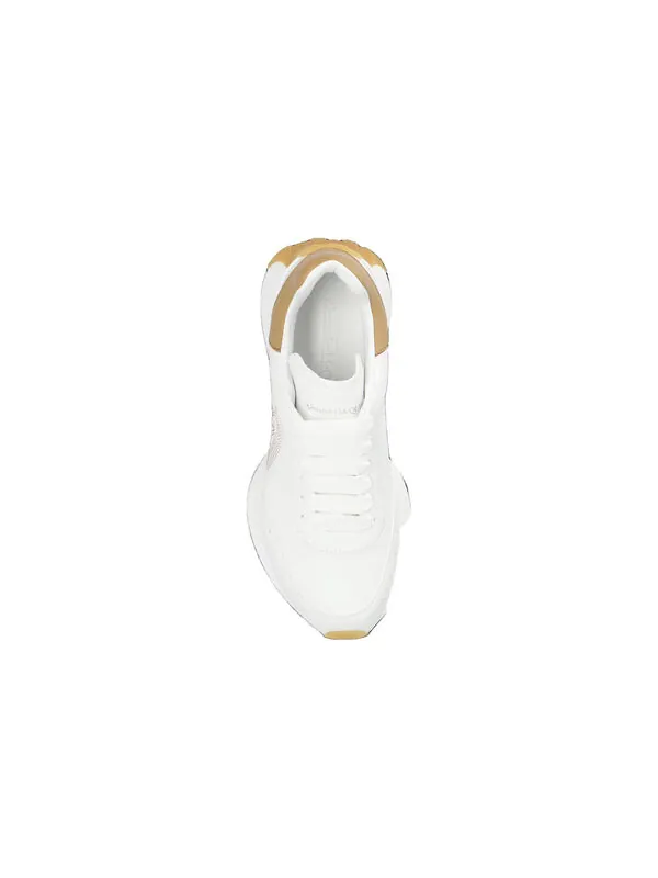 Кроссовки sprint runner sneakers 'tan white' Alexander Mcqueen — изображение 3 из 4, белый/бежевый