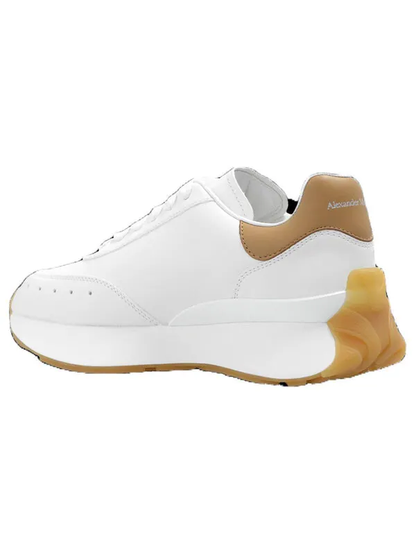 Кроссовки sprint runner sneakers 'tan white' Alexander Mcqueen — изображение 4 из 4, белый/бежевый