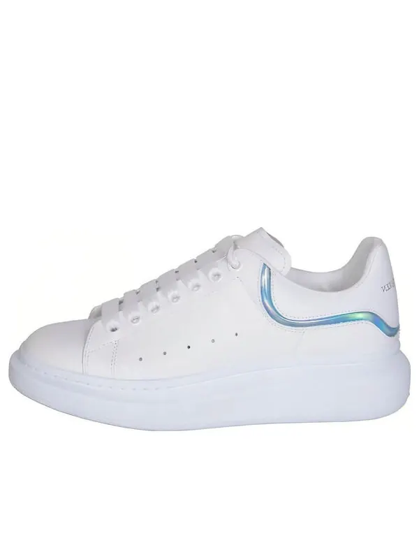 Кроссовки oversized sneakers 'white iridescent' Alexander Mcqueen — изображение 1 из 4, белый/мульти