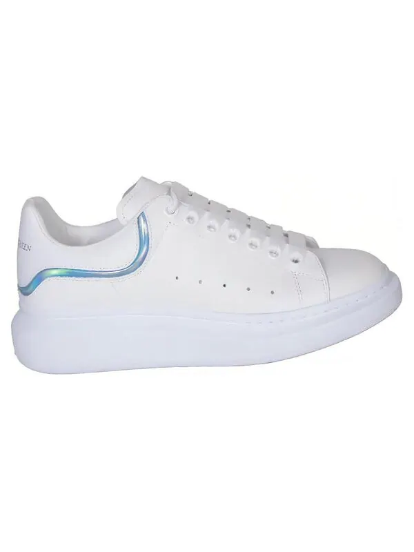 Кроссовки oversized sneakers 'white iridescent' Alexander Mcqueen — изображение 2 из 4, белый/мульти