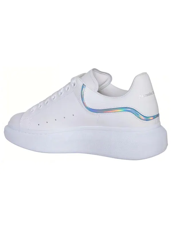 Кроссовки oversized sneakers 'white iridescent' Alexander Mcqueen — изображение 4 из 4, белый/мульти