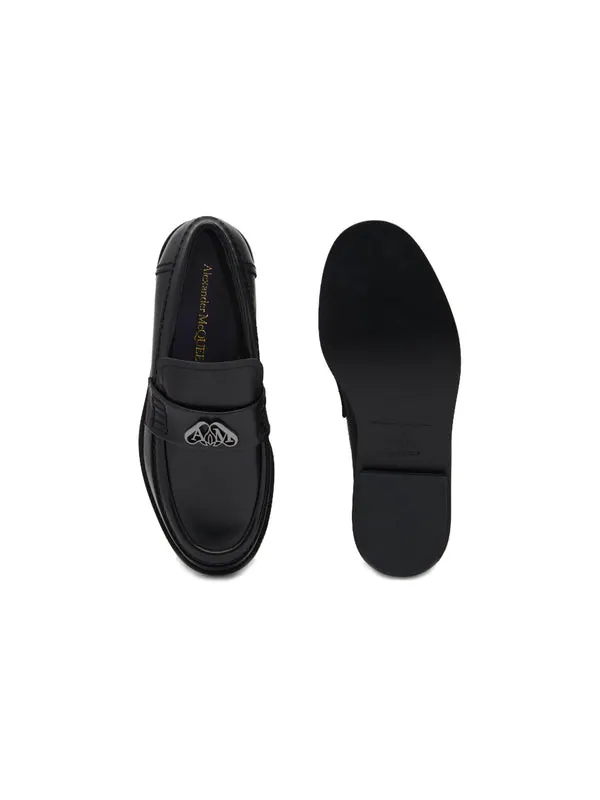 Кроссовки seal loafer 'black gun metal Alexander Mcqueen — изображение 4 из 4, черный
