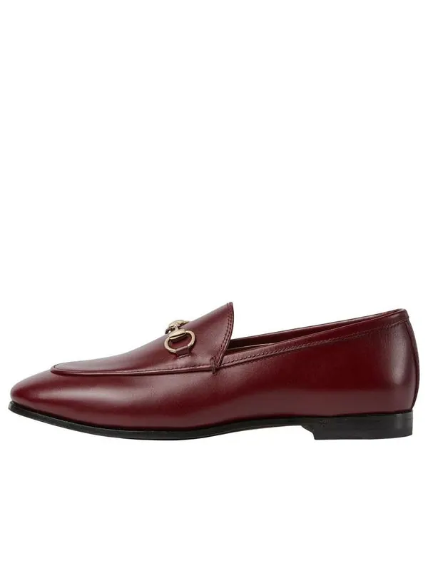 Кроссовки jordaan loafers Gucci — изображение 1 из 4, бордовый