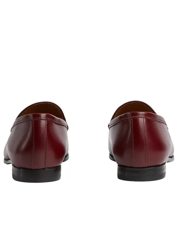 Кроссовки jordaan loafers Gucci — изображение 4 из 4, бордовый