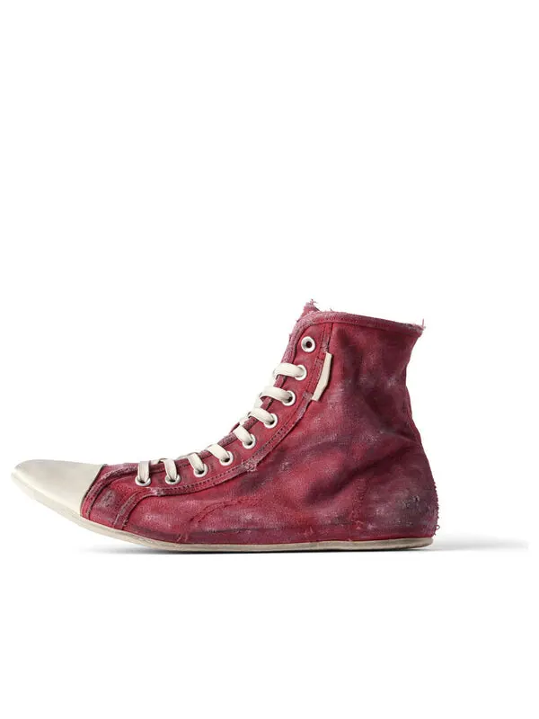 Кроссовки paris ultra flat high top 'red' Balenciaga — изображение 1 из 4, красный