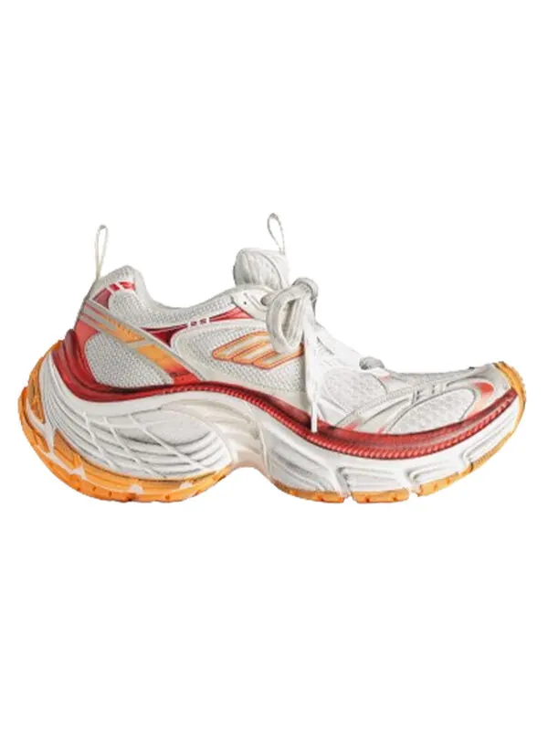 Кроссовки 10xl sneakers 'white red and orange mesh tpu and rubber' Balenciaga — изображение 2 из 4, белый/оранжевый/красный