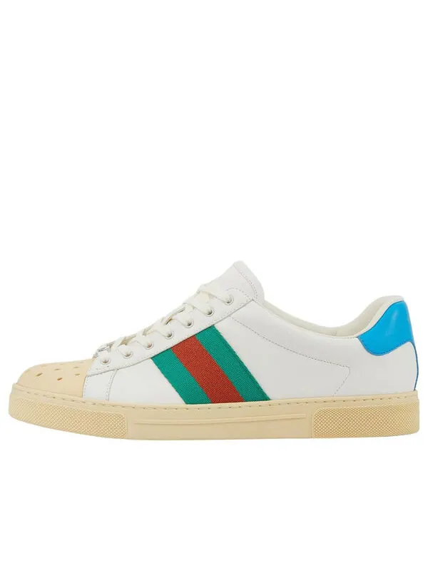 Кроссовки ace leather 'white' Gucci — изображение 1 из 4, белый