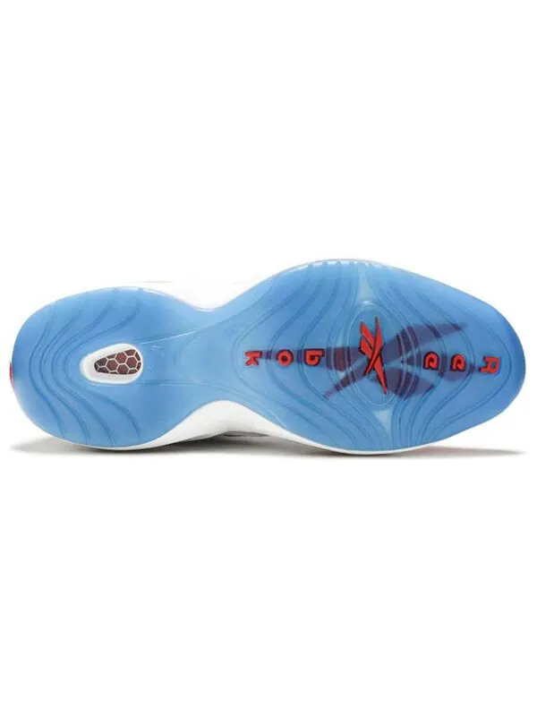 Кроссовки question mid 'white pearlized red' Reebok — изображение 4 из 4, белый/красный