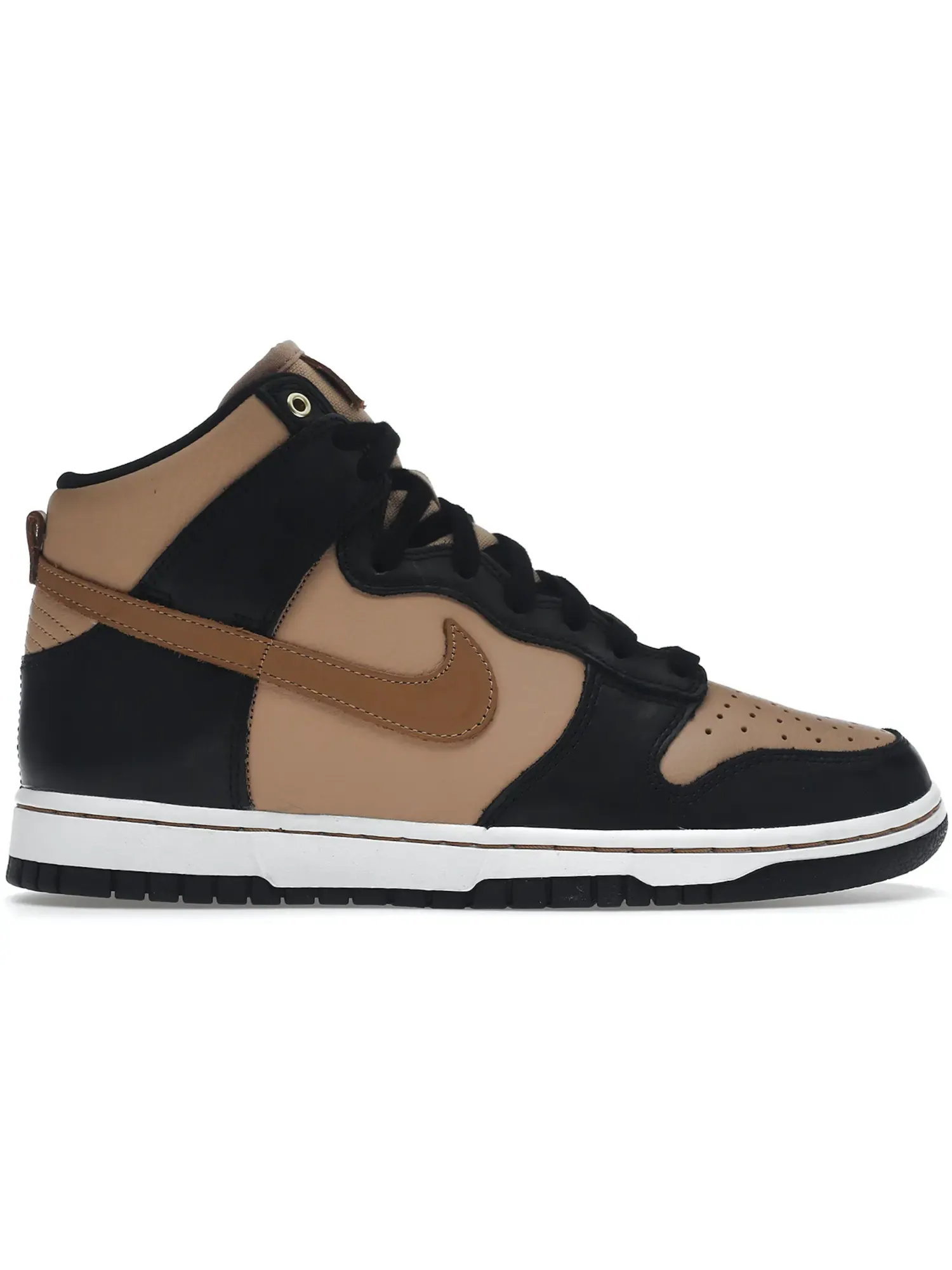 Кроссовки Nike Dunk High женские — изображение 1 из 6, коричневый/черный