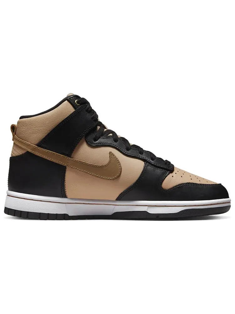 Кроссовки Nike Dunk High женские — изображение 2 из 6, коричневый/черный