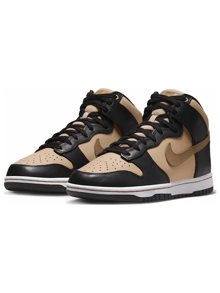 Кроссовки Nike Dunk High женские — изображение 3 из 6, коричневый/черный