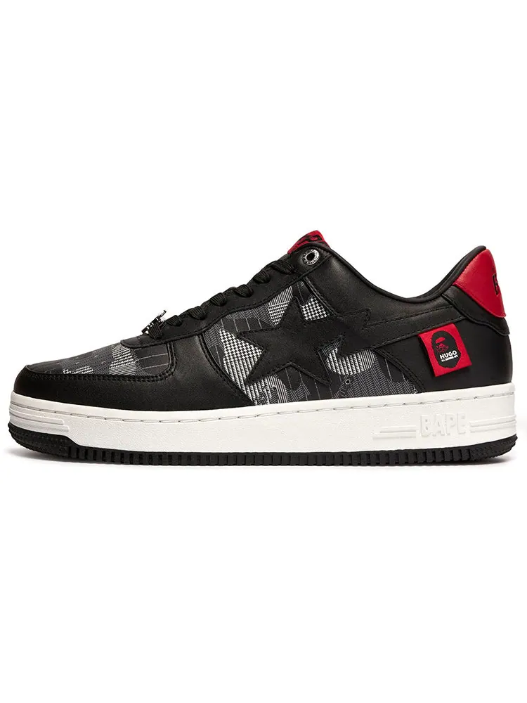 Кроссовки A BATHING APE Bape Sta x Hugo 'Black' — изображение 2 из 4, черный
