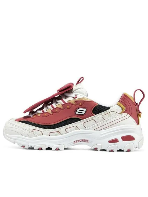 Кроссовки d'lites cny 'white' Skechers — изображение 1 из 4, белый/черный/красный