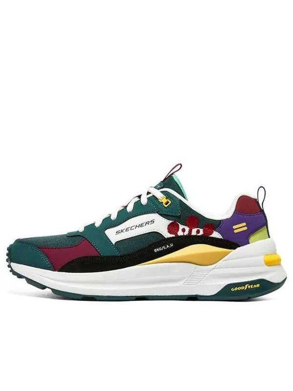 Кроссовки x demon slayer sport 'green white' Skechers — изображение 1 из 4, черный/желтый/синий
