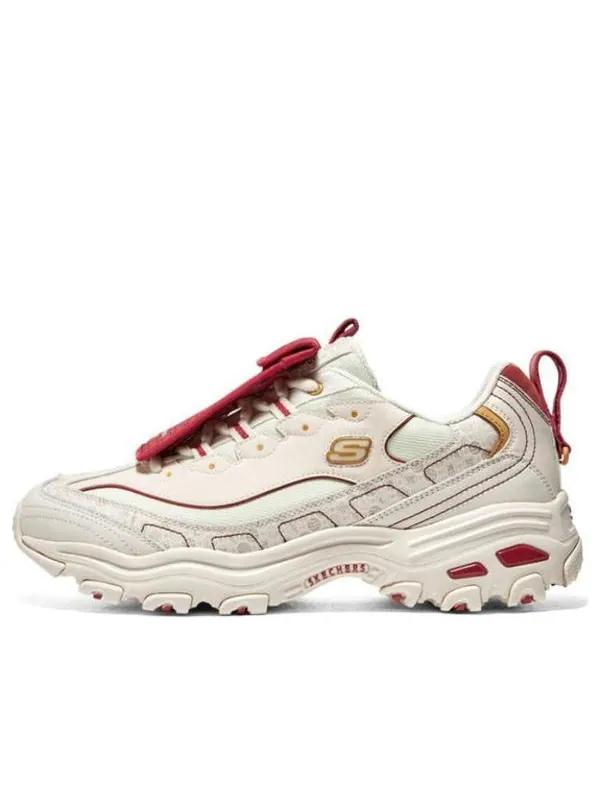 Кроссовки dlites cny 'cream' Skechers — изображение 1 из 4, кремовый/красный