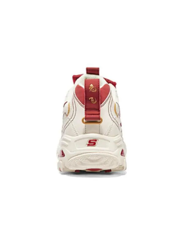 Кроссовки dlites cny 'cream' Skechers — изображение 4 из 4, кремовый/красный